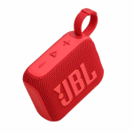 Coluna Bluetooth ultraportátil com som claro e forte JBL GO4 cor vermelho vista principal