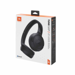 Auriculares com carregamento rápido e autonomia de 57h JBL Tune 520BT cor preto vista com caixa