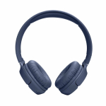 Auriculares com carregamento rápido e autonomia de 57h JBL Tune 520BT cor azul vista frontal