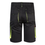 Bermudas de trabalho elásticas de algodão e poliéster 240 g/m2 Velilla cor amarelo