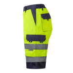 Bermudas de trabalho de cores, refletoras 210 g/m2 Velilla cor amarelo terceira vista