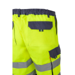 Bermudas de trabalho de cores, refletoras 210 g/m2 Velilla cor amarelo sexta vista