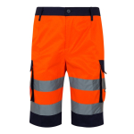 Bermudas de trabalho de cores, refletoras 210 g/m2 Velilla cor cor-de-laranja segunda vista