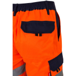 Bermudas de trabalho de cores, refletoras 210 g/m2 Velilla cor cor-de-laranja sexta vista