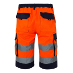 Bermudas de trabalho de cores, refletoras 210 g/m2 Velilla cor cor-de-laranja