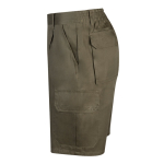 Bermudas multibolsos de sarja de algodão e poliéster 200 g/m2 Velilla cor verde militar terceira vista