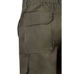 Bermudas multibolsos de sarja de algodão e poliéster 200 g/m2 Velilla cor verde militar sexta vista