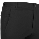 Calças chino unissexo elásticas de algodão e elastano 260 g/m2 Velilla cor preto quinta vista