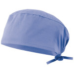 Touca sanitária de sarja de poliéster e algodão 190 g/m2 Velilla cor azul pastel