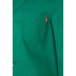 Blusa de trabalho de sarja de poliéster e algodão 175 g/m2 Velilla cor verde quinta vista