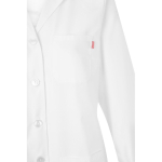 Bata de trabalho manga comprida, poliéster/algodão 175 g/m2 Velilla cor branco quinta vista