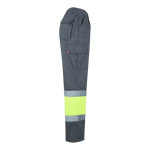 Calças de trabalho de tamanho grande multibolsos 210 g/m2 Velilla cor amarelo quarta vista