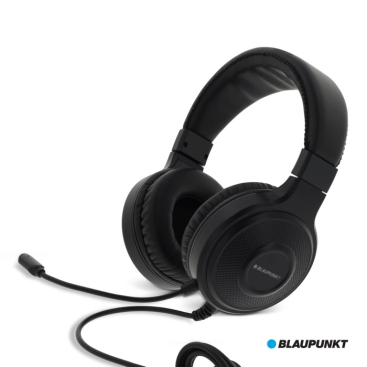 Auscultadores gamer com microfone e luzes LED marca Blaupunkt