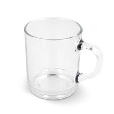 Caneca de vidro resistente ao calor para  chá com capacidade de 260 ml