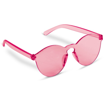 Óculos de sol estilo retro de igual tom pastel UV400