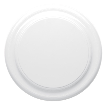 Clássico frisbee de plástico design monocromático para personalizar