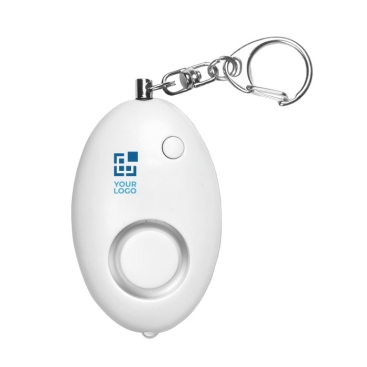 Porta-chaves corporativos com luz LED e minialarme pessoal KeyGuard