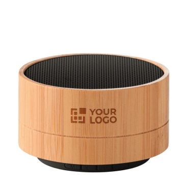 Colunas de som bluetooth personalizadas caixa de bambu Bamboo