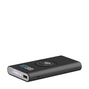 Powerbank  de carga sem fios cor preto