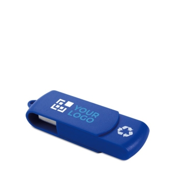 Usb de plástico reciclado para oferecer vista principal