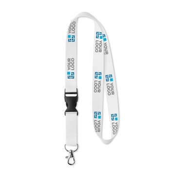 Lanyards reciclados com fivela desmontável 