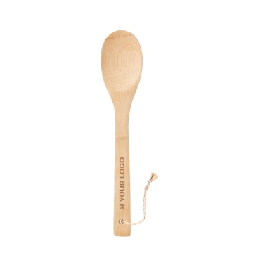 Cabo para salada de bambu com corda para pendurar Bamboo