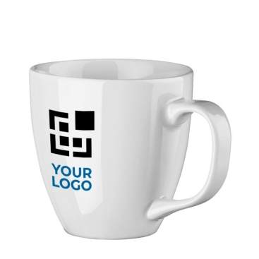 Caneca personalizada de cor pantone 460ml cor branco