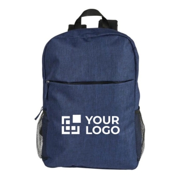 Mochila em tecido para portátil com logotipo vista principal