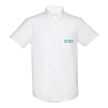 Camisas promocionais em algodão e poliester 130 g/m2 THC London WH