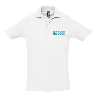 Polos personalizados de algodão ringspun 210 g/m2 SOL'S Spring