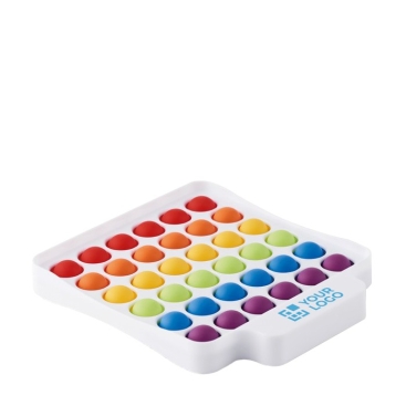 Brinquedo pop it de cores cor branco