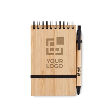 Caderno personalizado com caneta