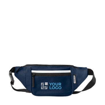 Saco de cintura personalizável reciclado com dois bolsos Journey RPET