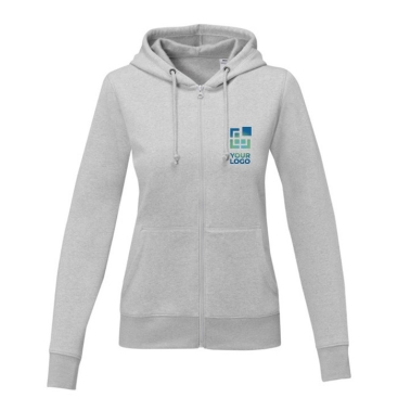 Sweatshirt com capuz de algodão mulher 240 g/m2 Elevate Essentials