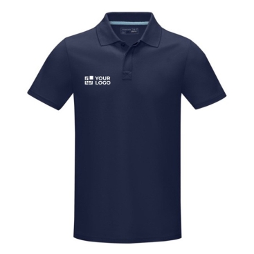 Polo algodão orgânico GOTS de homem 180 g/m2 Elevate NXT