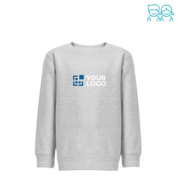 Sweatshirt em algodão e poliéster reciclado 300 g/m2 THC DELTA KIDS