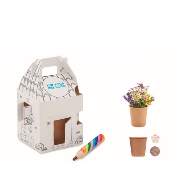 Set de cultivo para crianças de flores de mel e lápis multicolorido