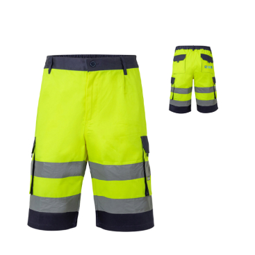 Bermudas de trabalho de cores, refletoras 210 g/m2 Velilla 