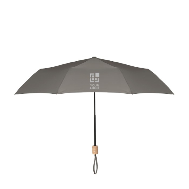 Guarda-chuva dobrável para empresas 21'' cor azul real vista conjunto principal