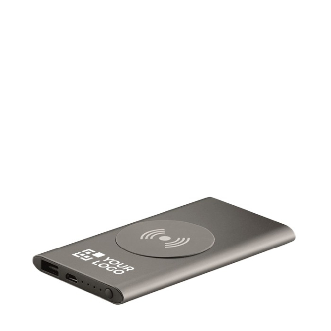 Carregador sem fio e powerbank 4.000 mAh Powercard Chargepad vista principal