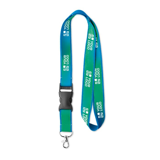 Lanyards publicidade com fivela sublimados