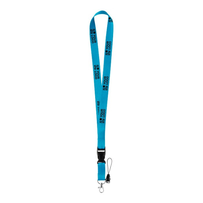 Lanyard personalizável em poliéster (2cm) varias cores