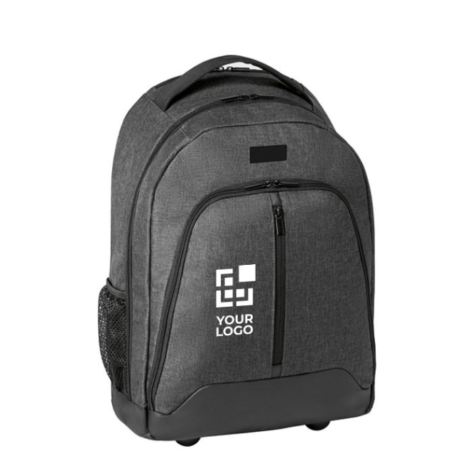 Mochila trolley com logo para portátil 15.6'' cor cinzento escuro