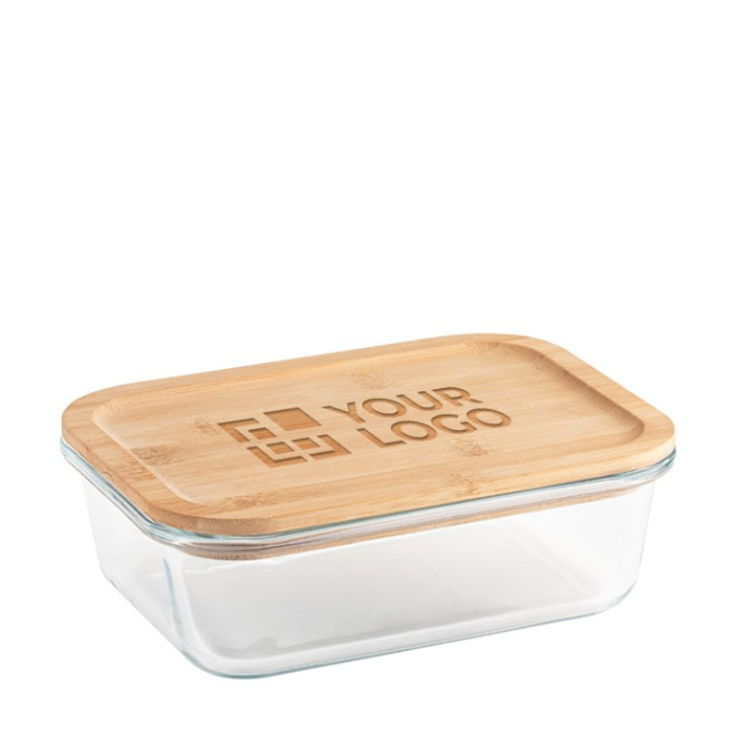 Tupperware de vidro para oferecer como brinde varias cores