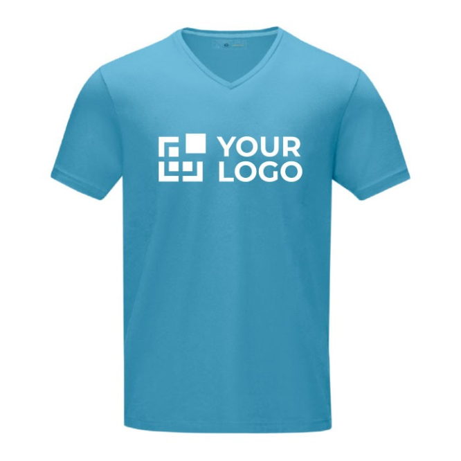 T-shirts em material orgânico com logotipo imagem de estilo de vida