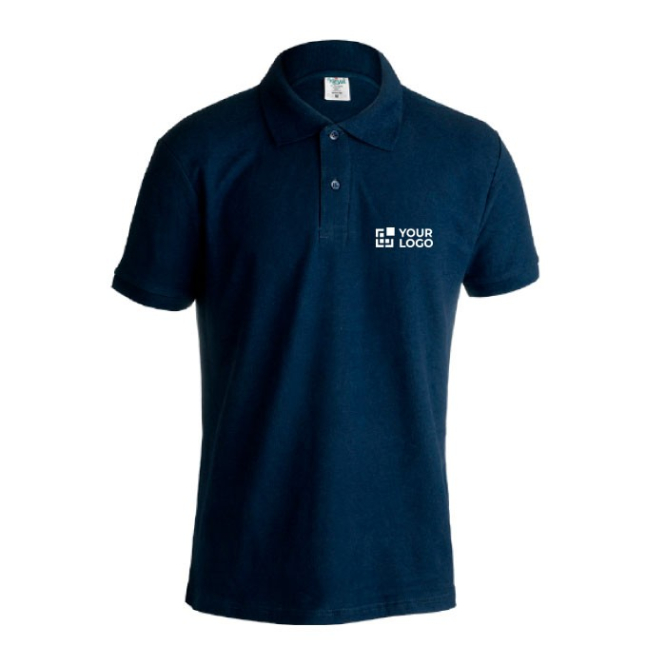 Polo de adulto com logotipo para oferecer cor preto