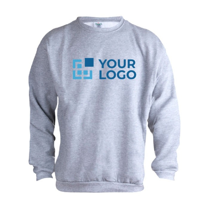 Sweatshirt personalizada unissexo para brinde cor azul-escuro