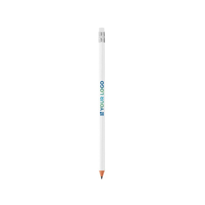 Lápis personalizáveis a cores sem madeira cor azul