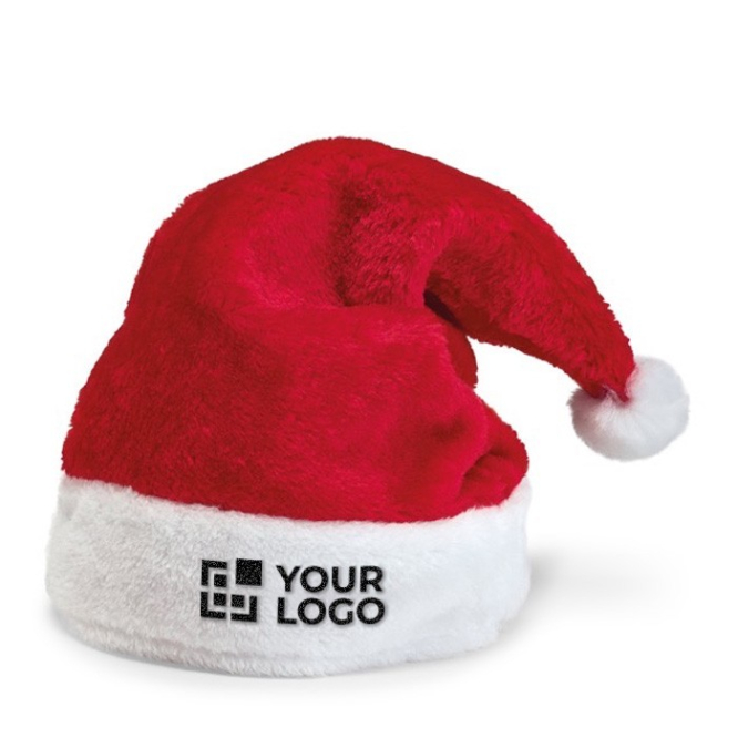 Gorros de Pai Natal com logo para empresas vista principal