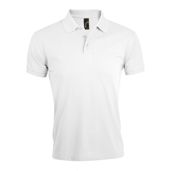 Polo de poliéster e algodão 200 g/m2 cor branco